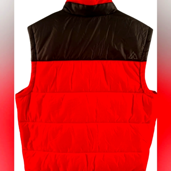 Alpine Men's Lightweight Down Puffer Vest Red and Black HOST PICK - Picture 8 of 10
